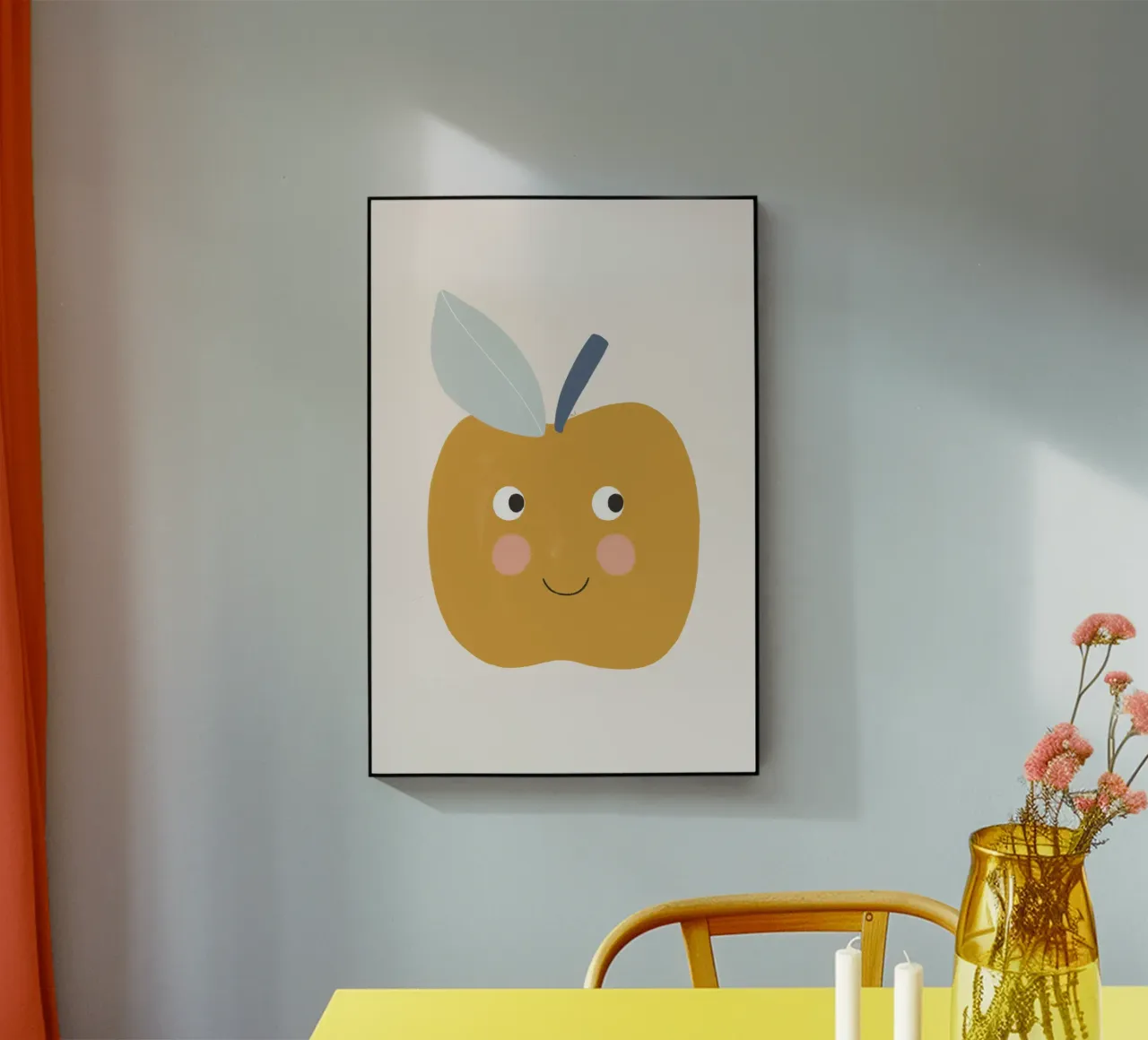 Smiling Apple plexiglass da Menina Lisboa