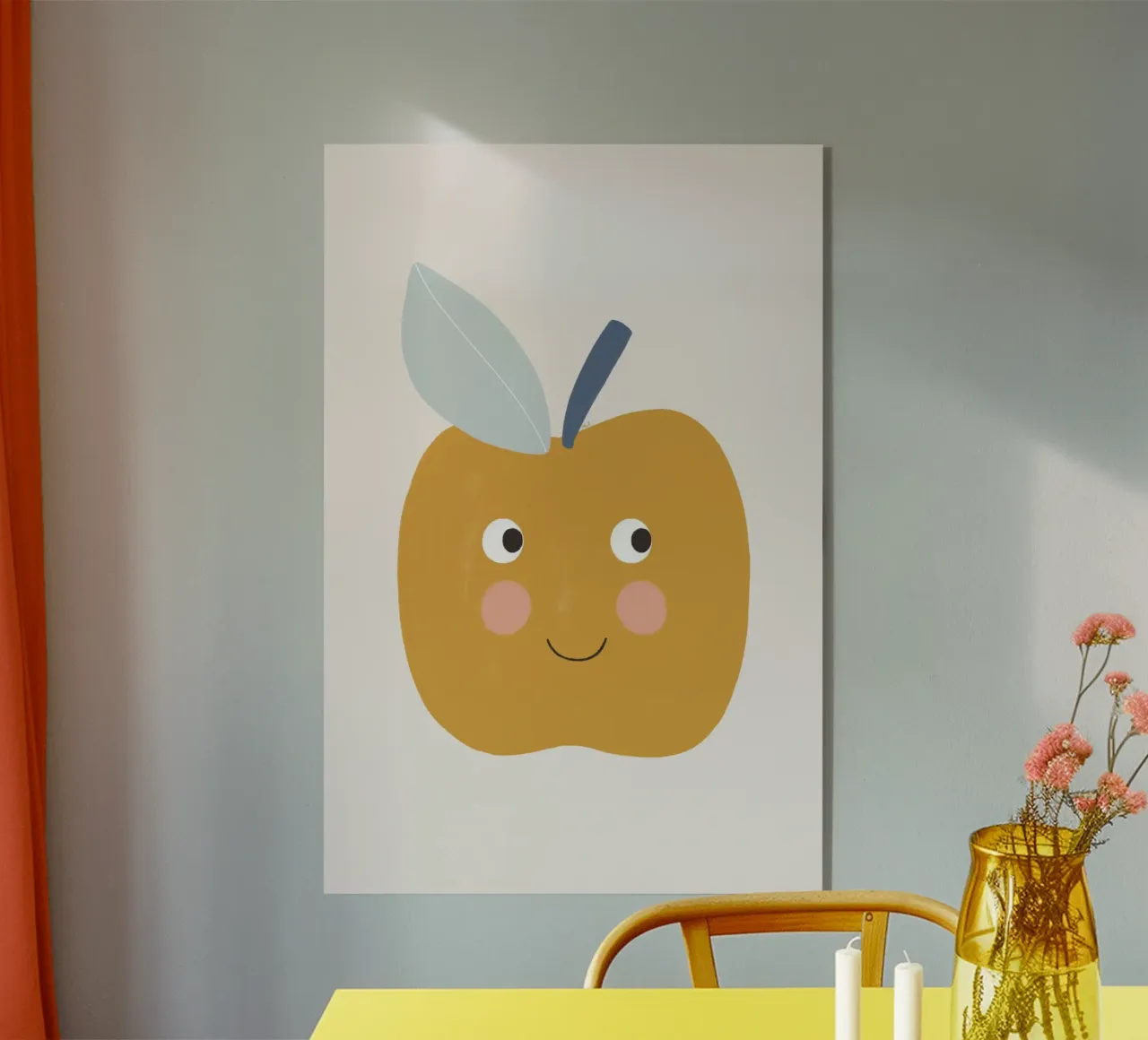 Smiling Apple plexiglass da Menina Lisboa