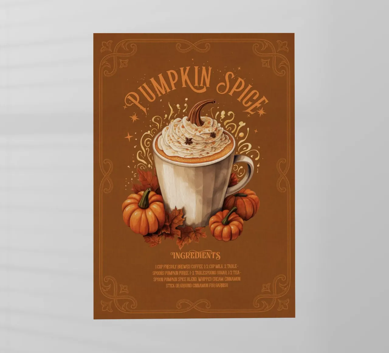 Pumpkin Spice pellicola backlit da Luna & Noctua