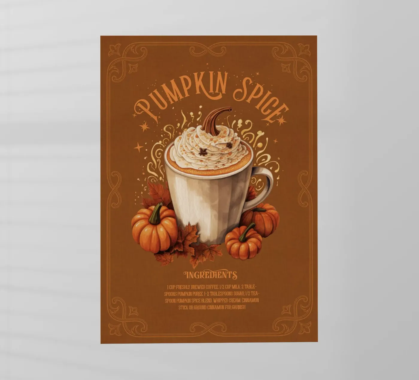Pumpkin Spice pellicola backlit da Luna & Noctua