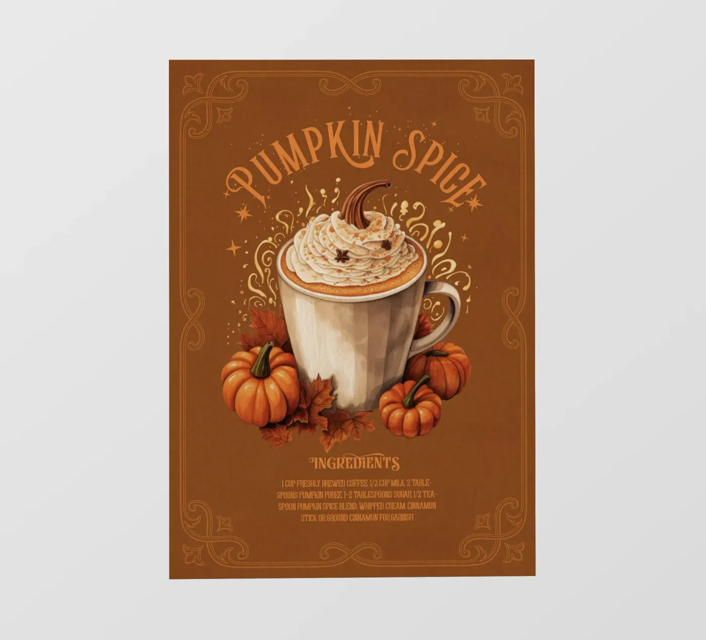 Pumpkin Spice pellicola backlit da Luna & Noctua
