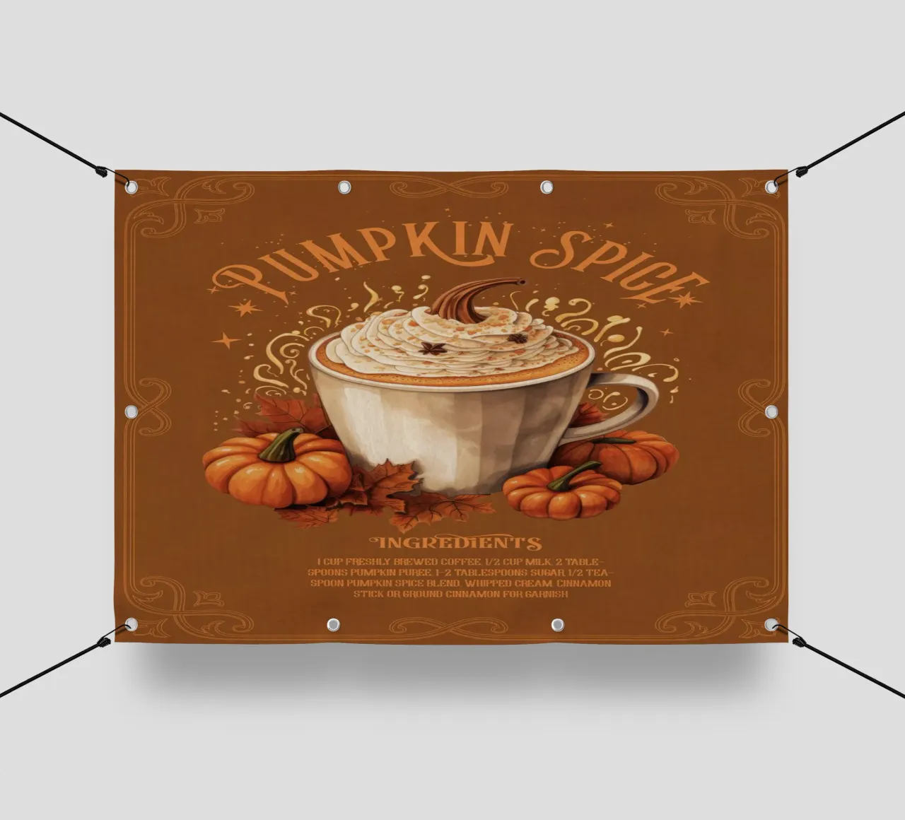 Pumpkin Spice telo in pvc da Luna & Noctua