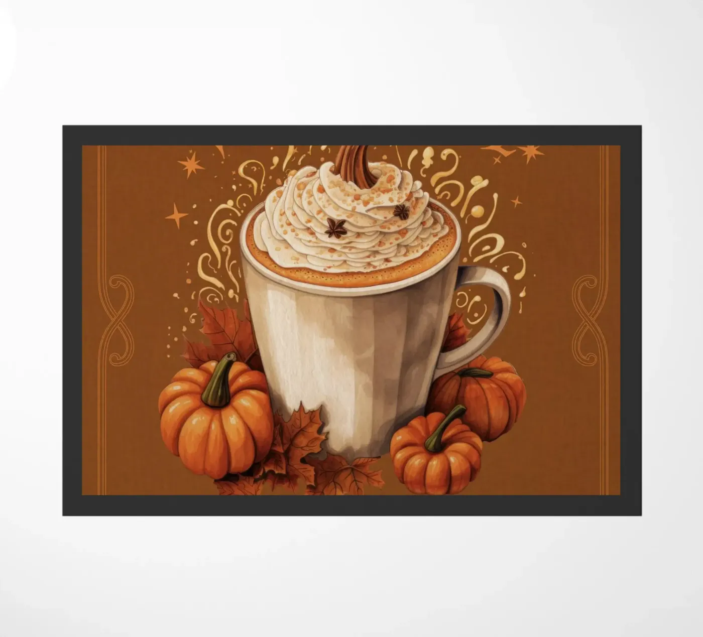 Pumpkin Spice doormat by Luna & Noctua