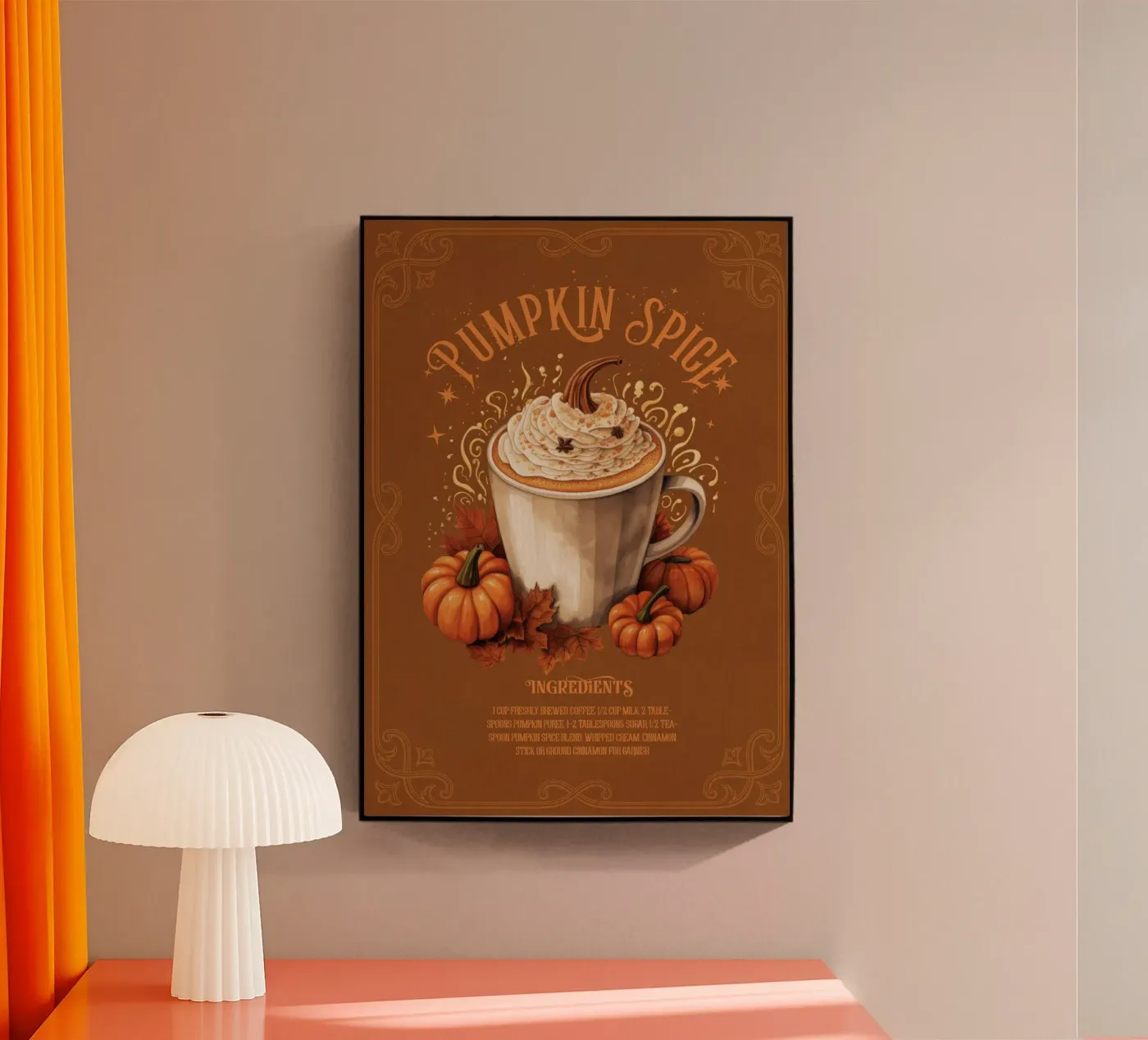 Pumpkin Spice acryl van Luna & Noctua