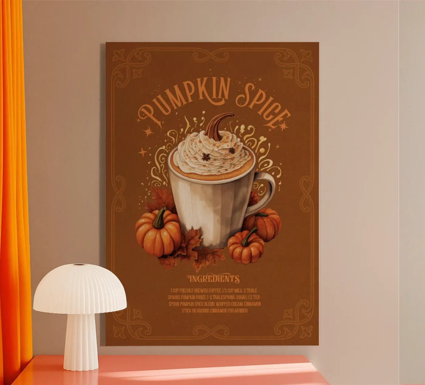 Pumpkin Spice acryl van Luna & Noctua