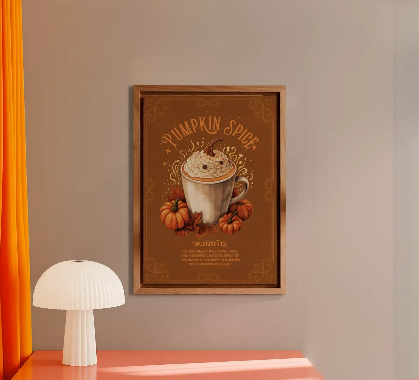 Pumpkin Spice pannello forex da Luna & Noctua
