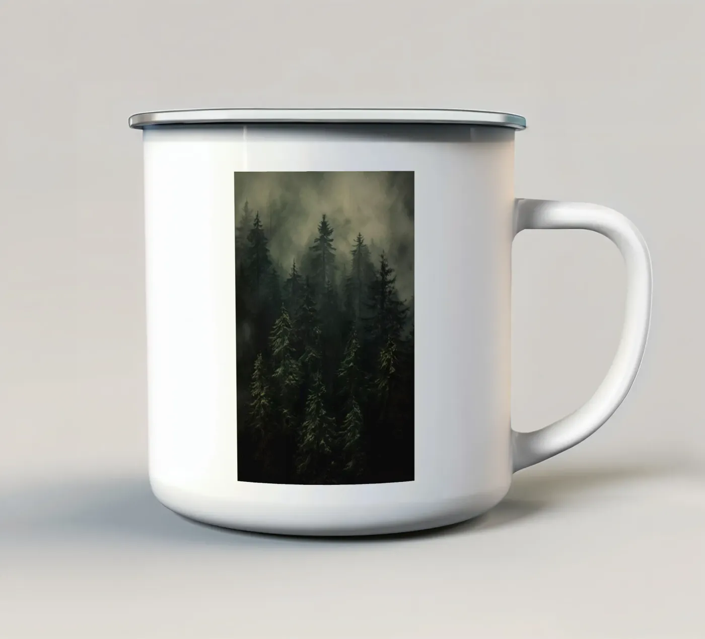 Forest enamel mug by Luna & Noctua