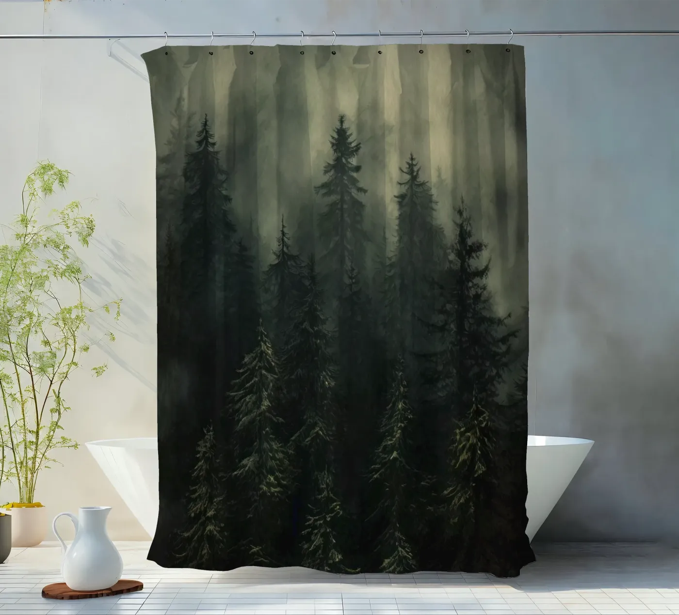 Forest Duschvorhang von Luna & Noctua