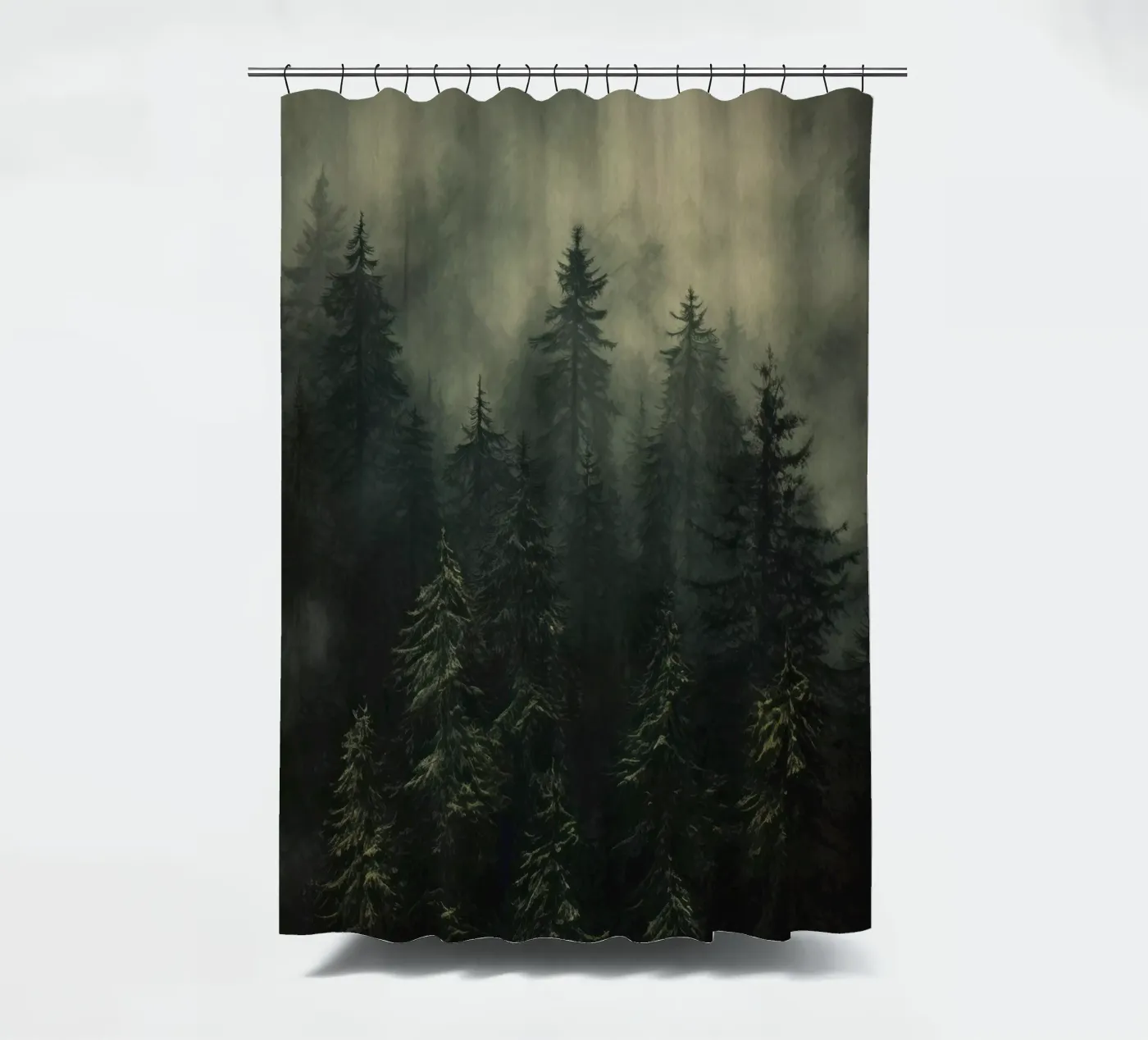 Wald Duschvorhang von Luna & Noctua