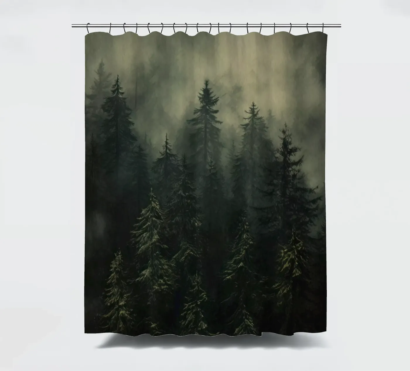Wald Duschvorhang von Luna & Noctua