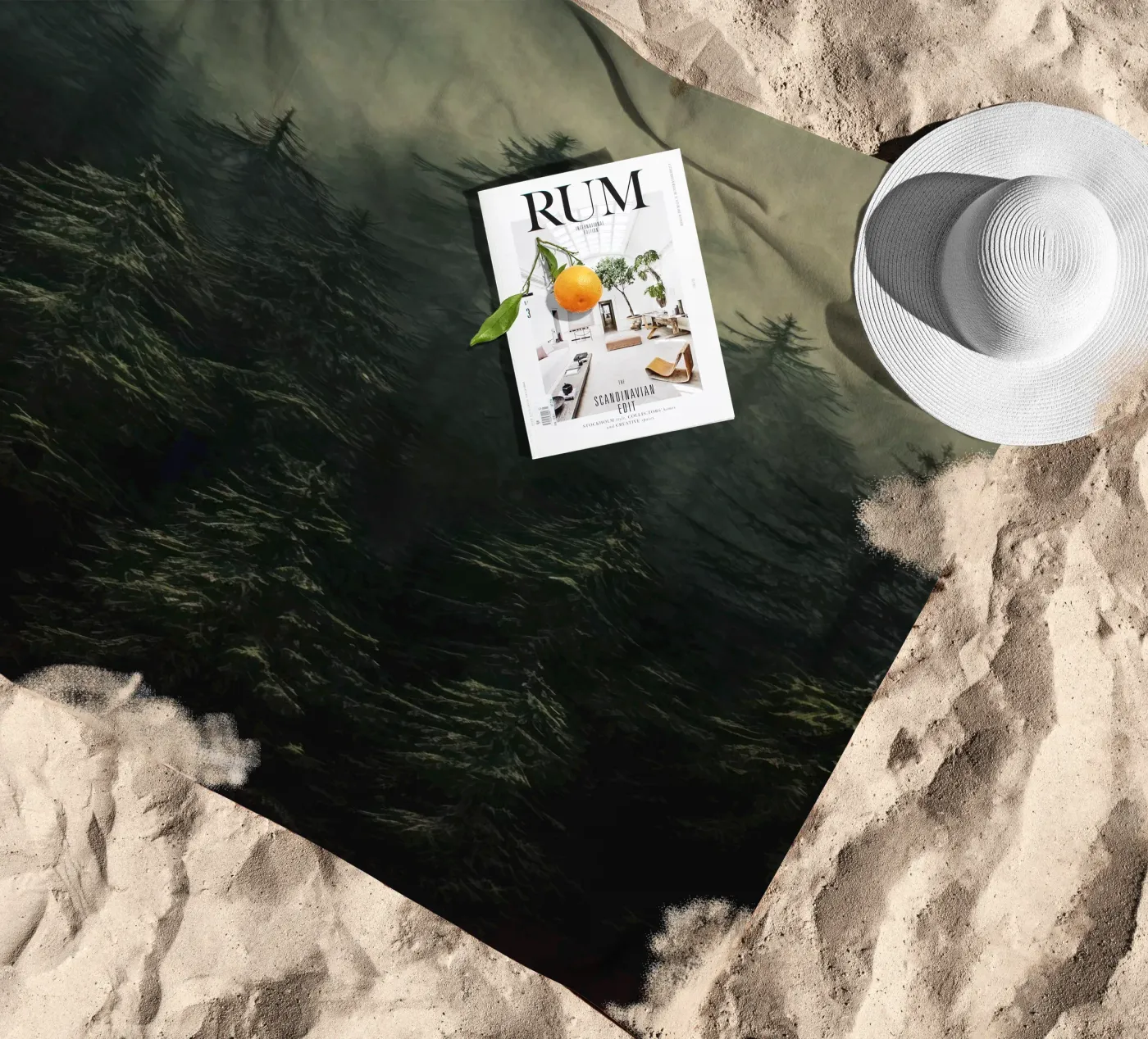 Wald Strandtuch von Luna & Noctua