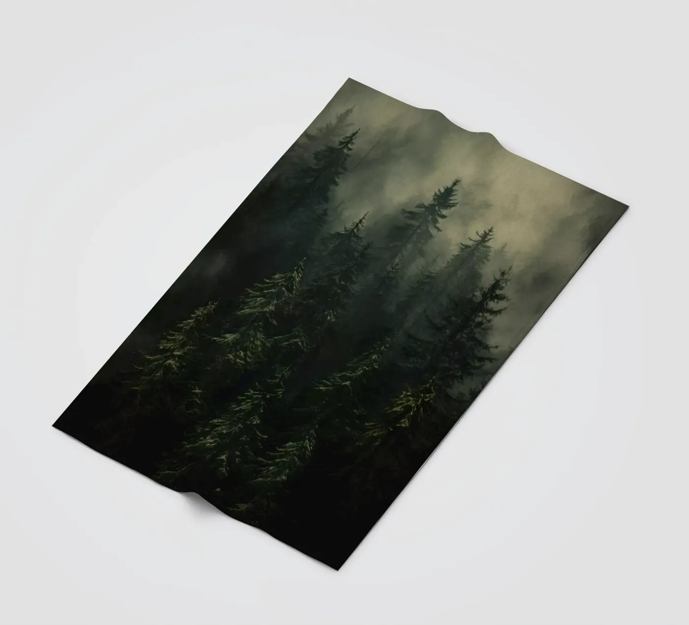 Forest fleece blanket by Luna & Noctua