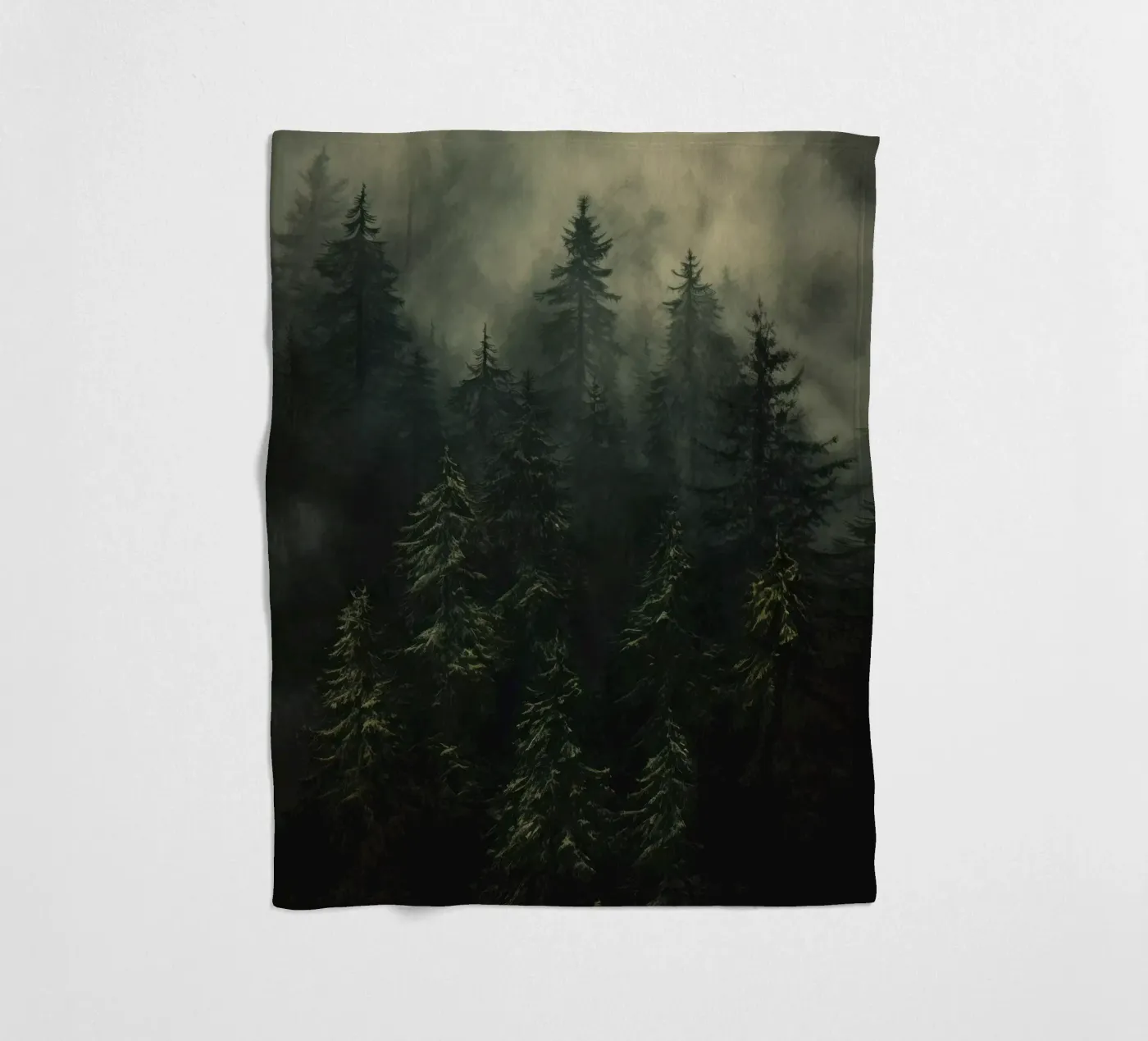 Forest fleece blanket by Luna & Noctua