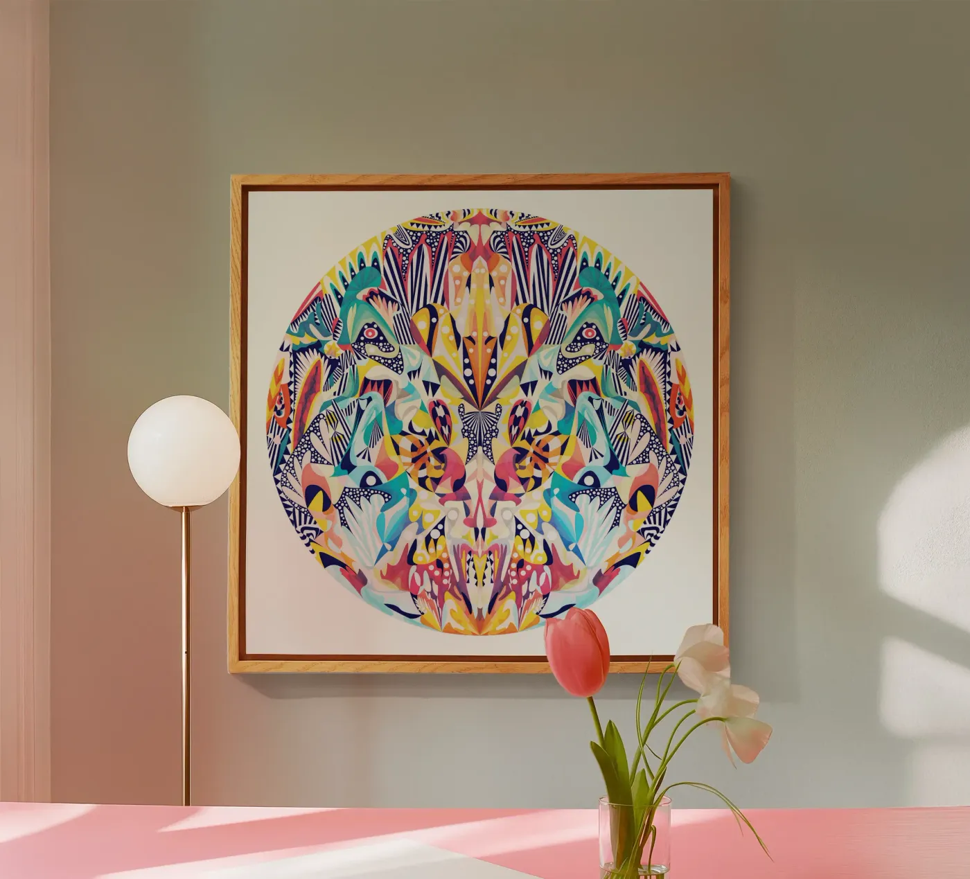 Kleine Wahrheiten Acryl-Glas von Abstract Joy