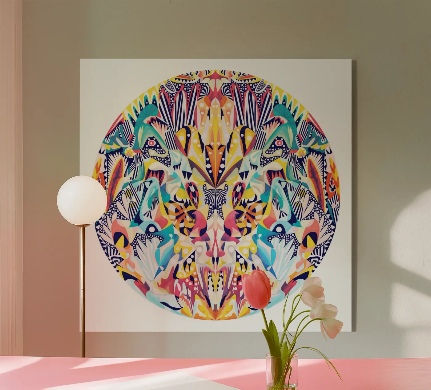 Kleine Wahrheiten Acryl-Glas von Abstract Joy