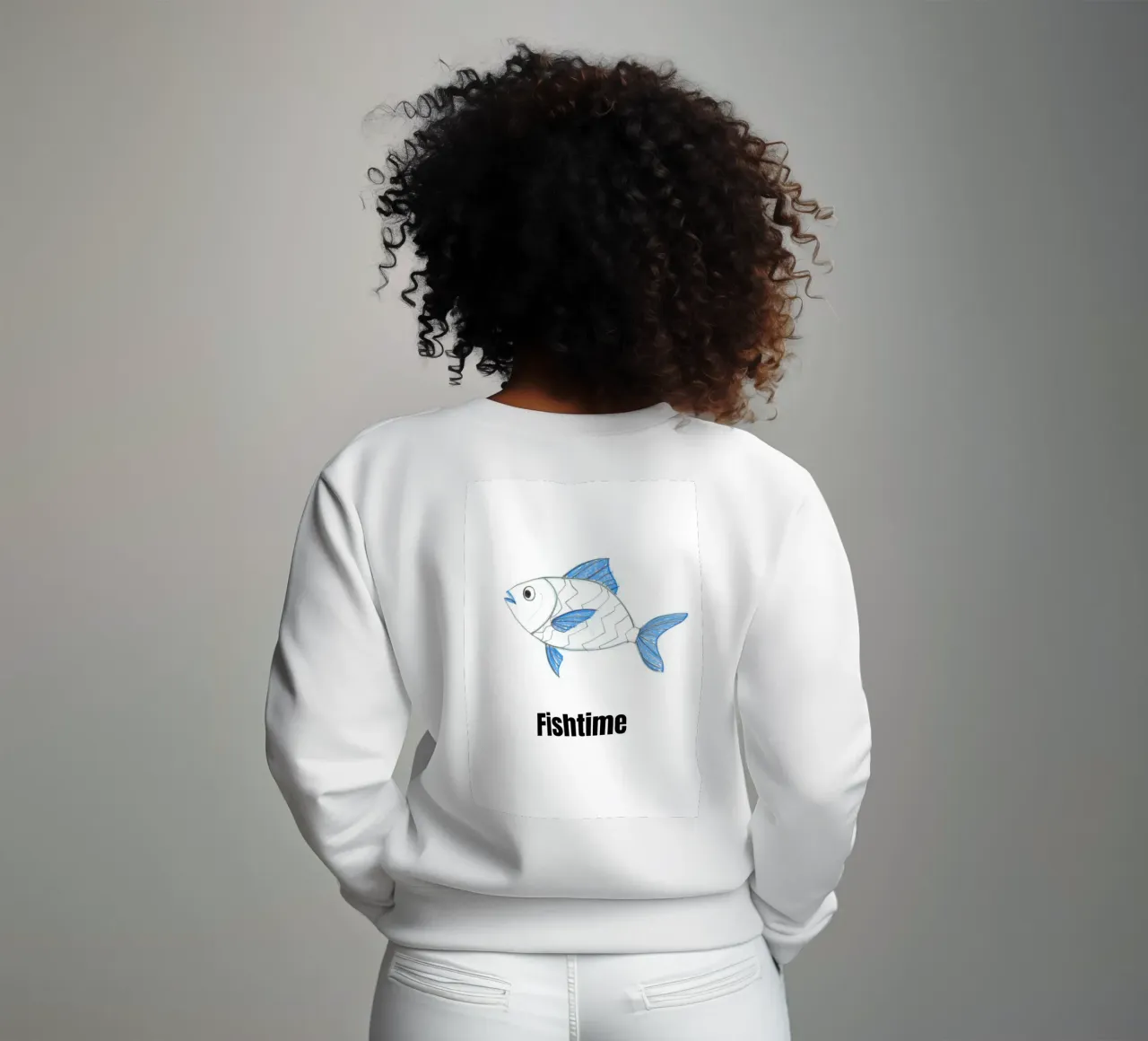 Fishtime felpa da Tabea Jule