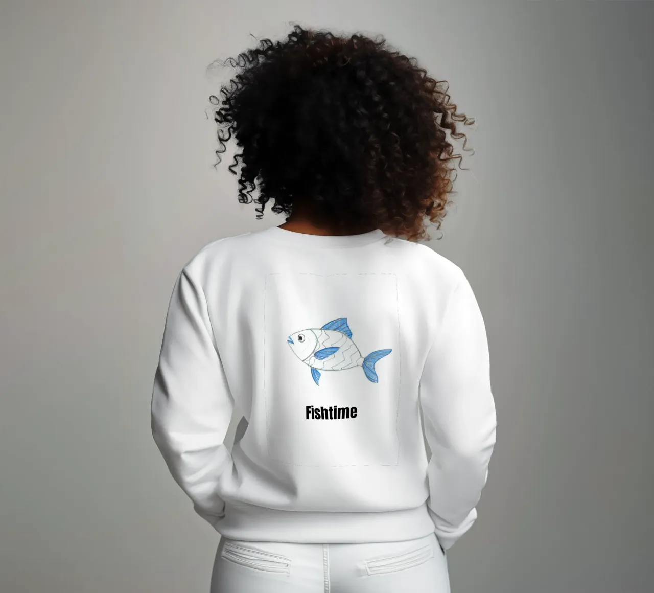 Fishtime felpa da Tabea Jule