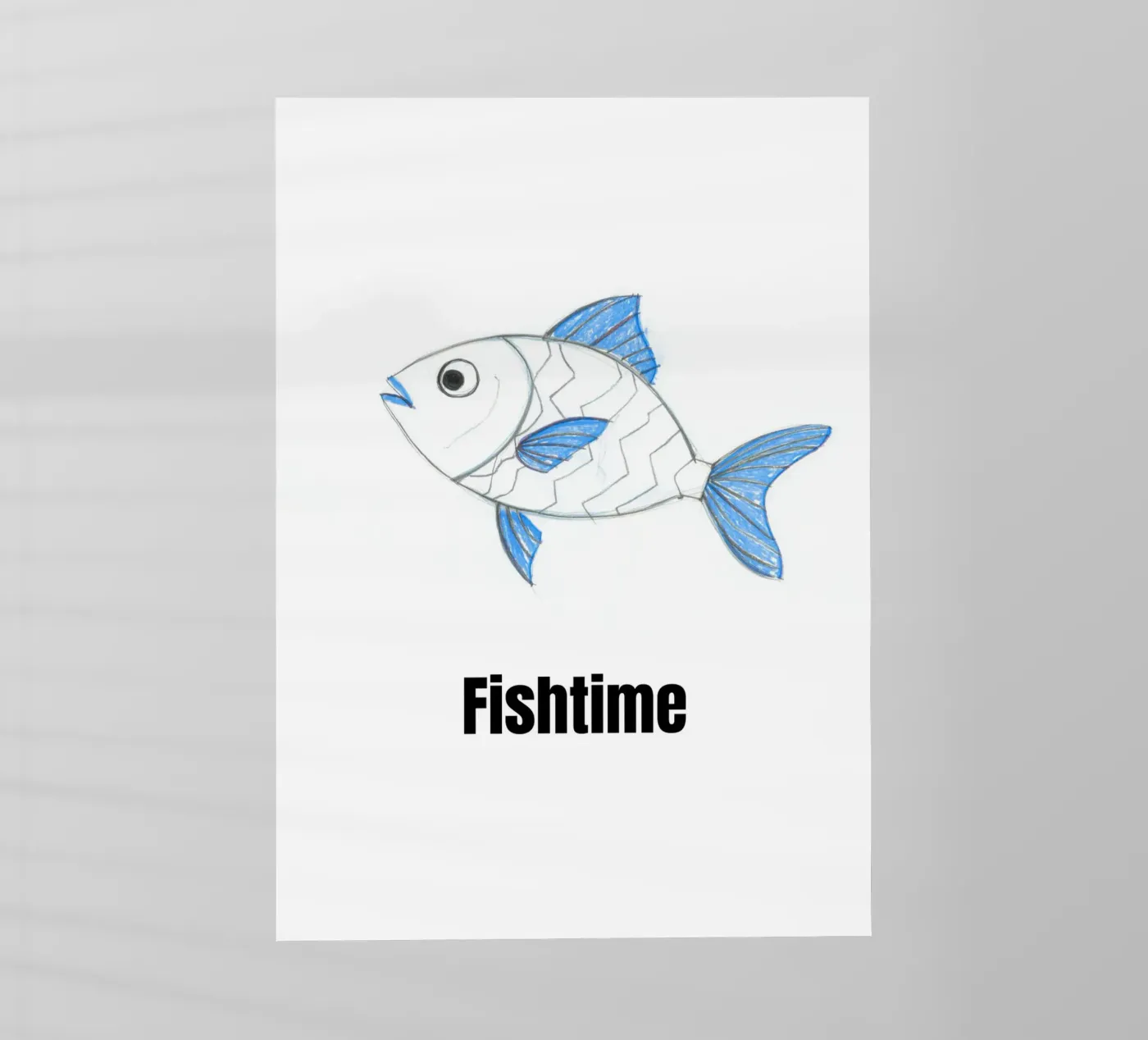 Fishtime backlit folie van Tabea Jule