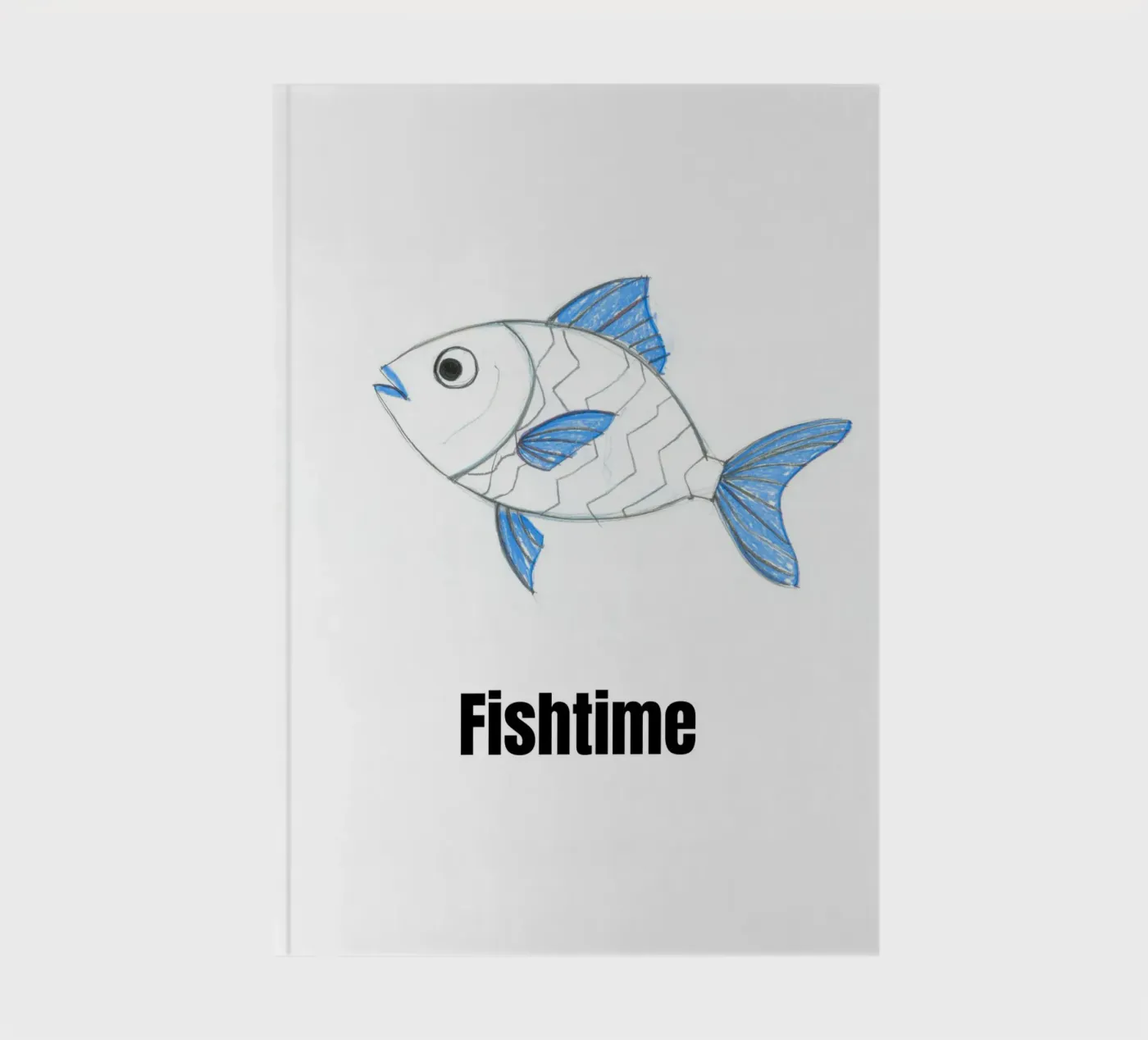 Fishtime notebook by Tabea Jule