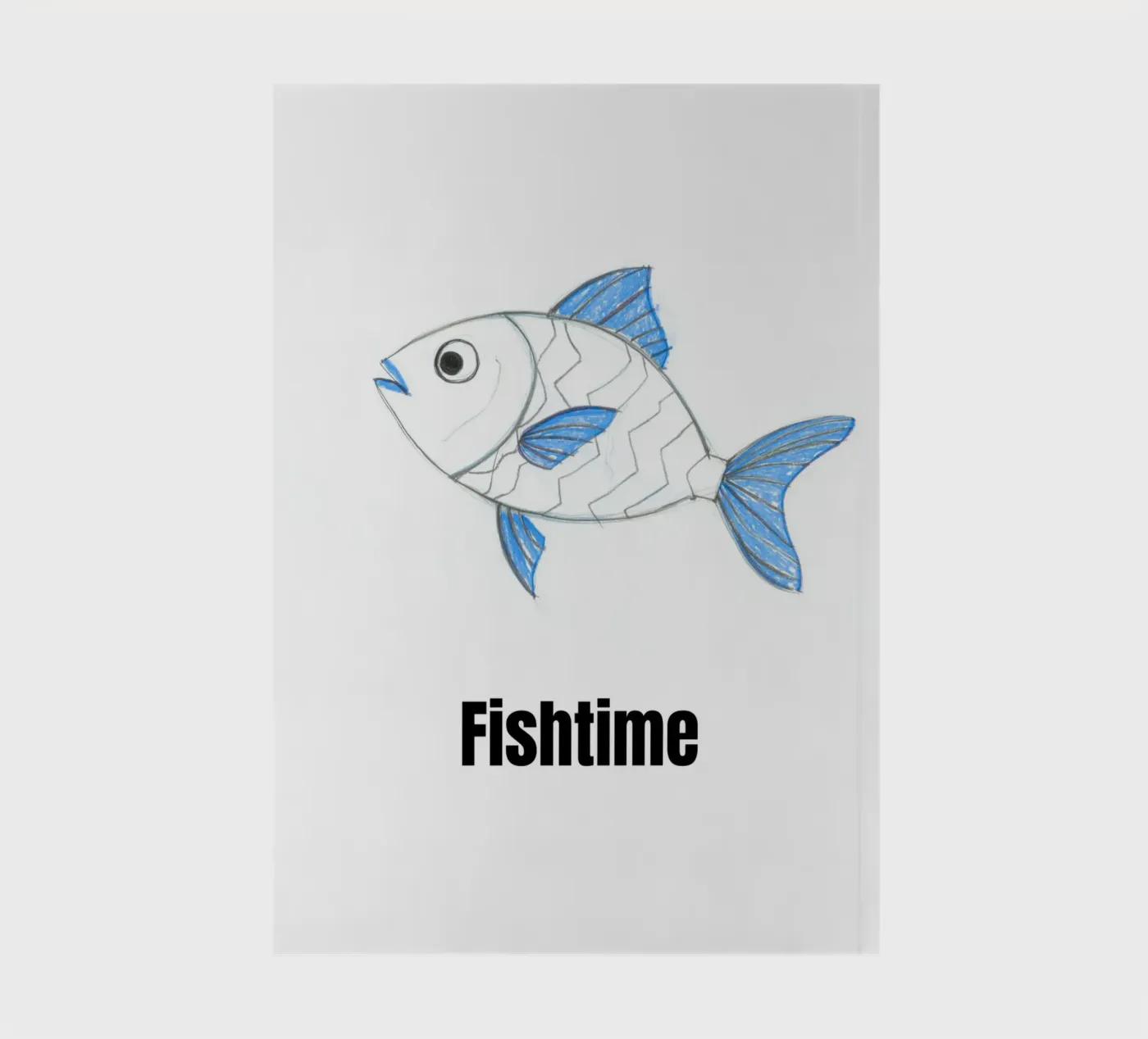 Fishtime notebook by Tabea Jule
