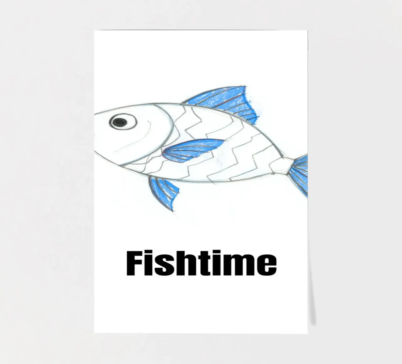 Fishtime sticker sheet by Tabea Jule