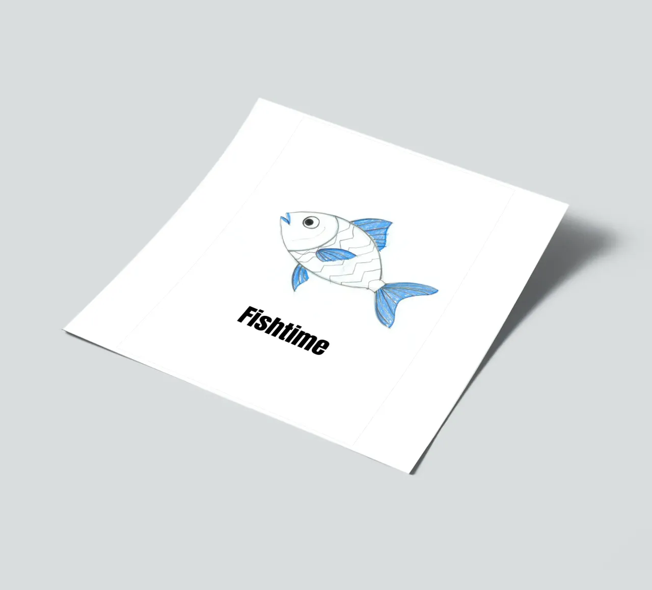 Fishtime sticker sheet by Tabea Jule