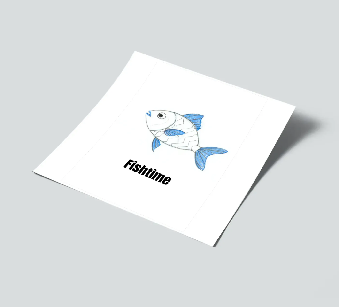 Fishtime sticker sheet by Tabea Jule