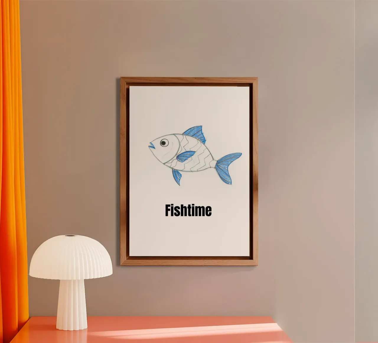 Fishtime forex plate by Tabea Jule