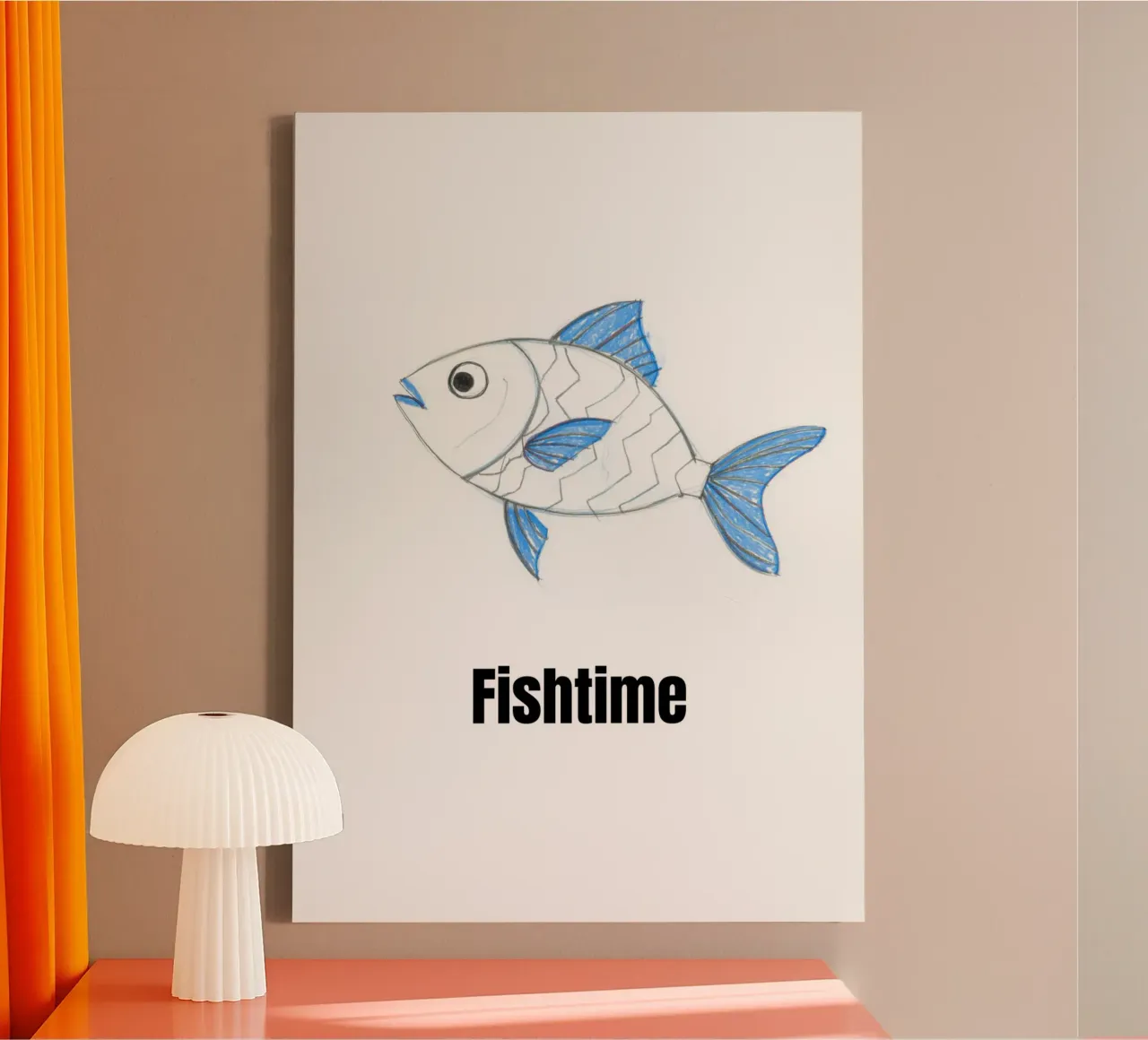Fishtime tela da Tabea Jule