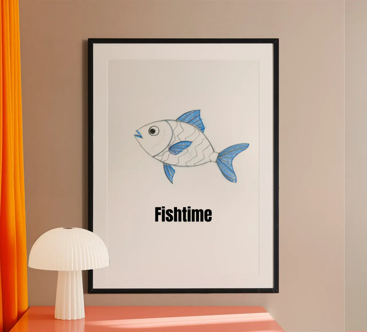 Fishtime Poster von Tabea Jule