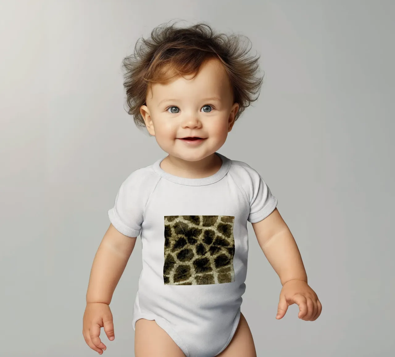 Giraffe body neonato maniche corte da Ballack Art House