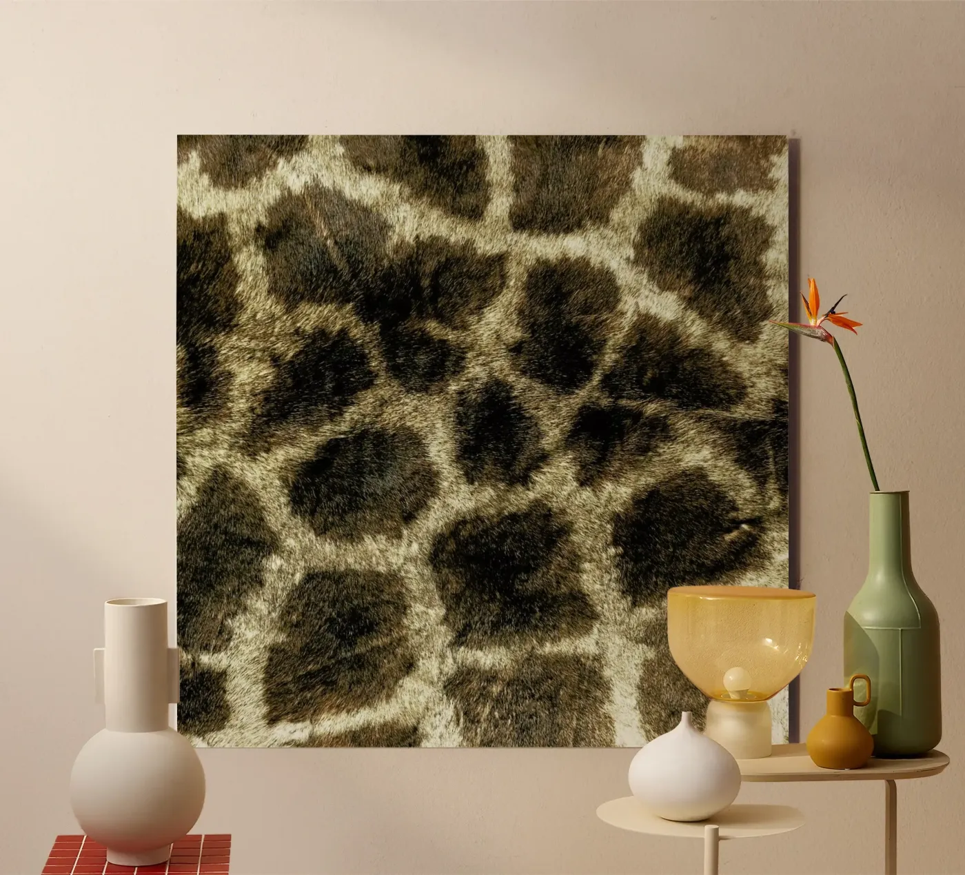 Giraffe forex-plaat van Ballack Art House