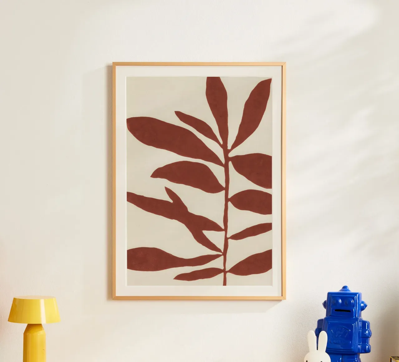 Ramo Linocut #3 / Rosso zafferano carta hahnemühle da Alisa Galitsyna