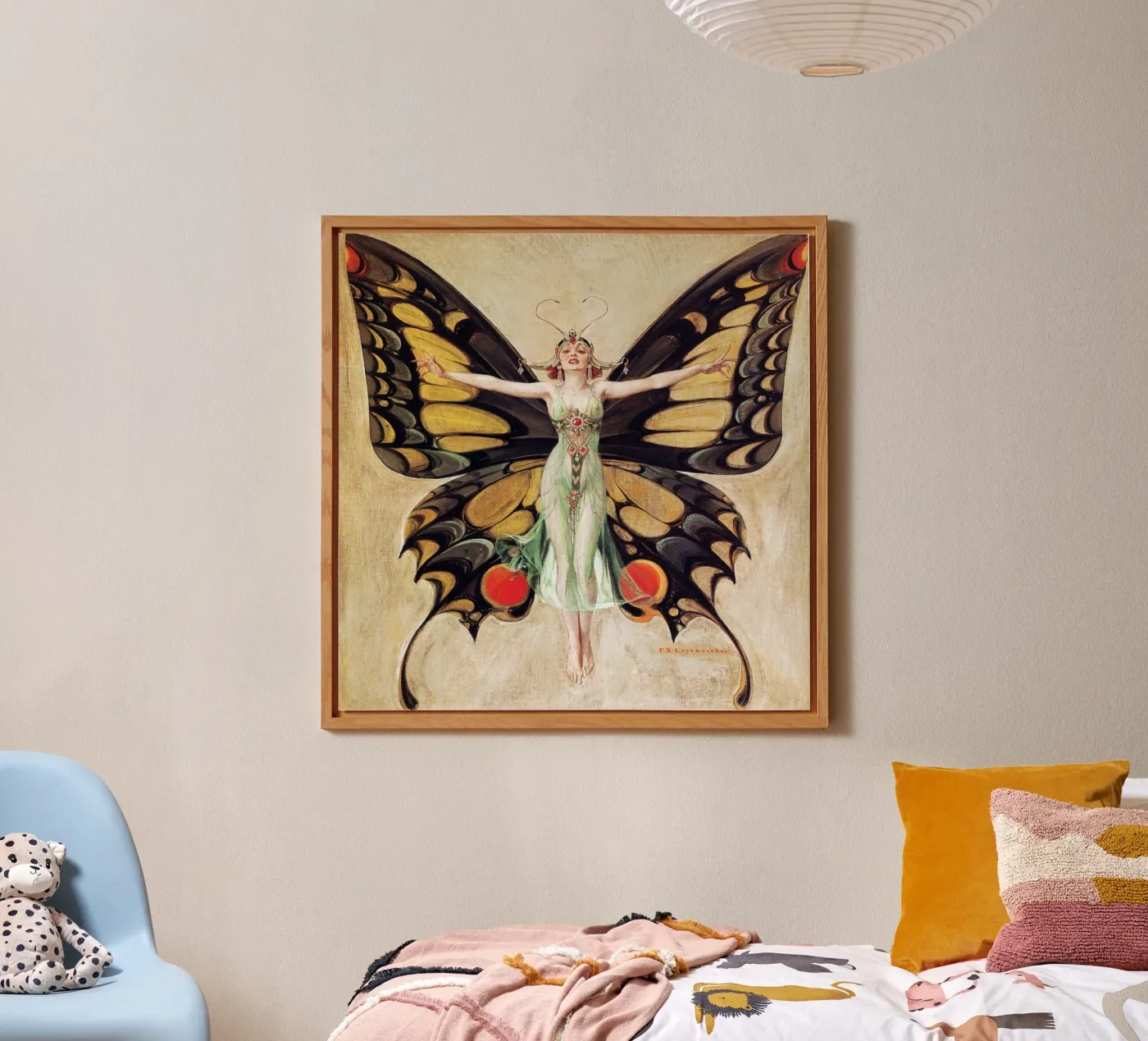 The Flapper panneau forex de Apolo Prints