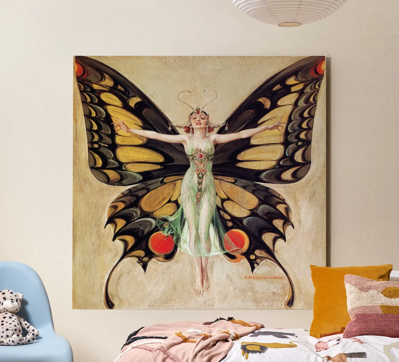 The Flapper panneau forex de Apolo Prints