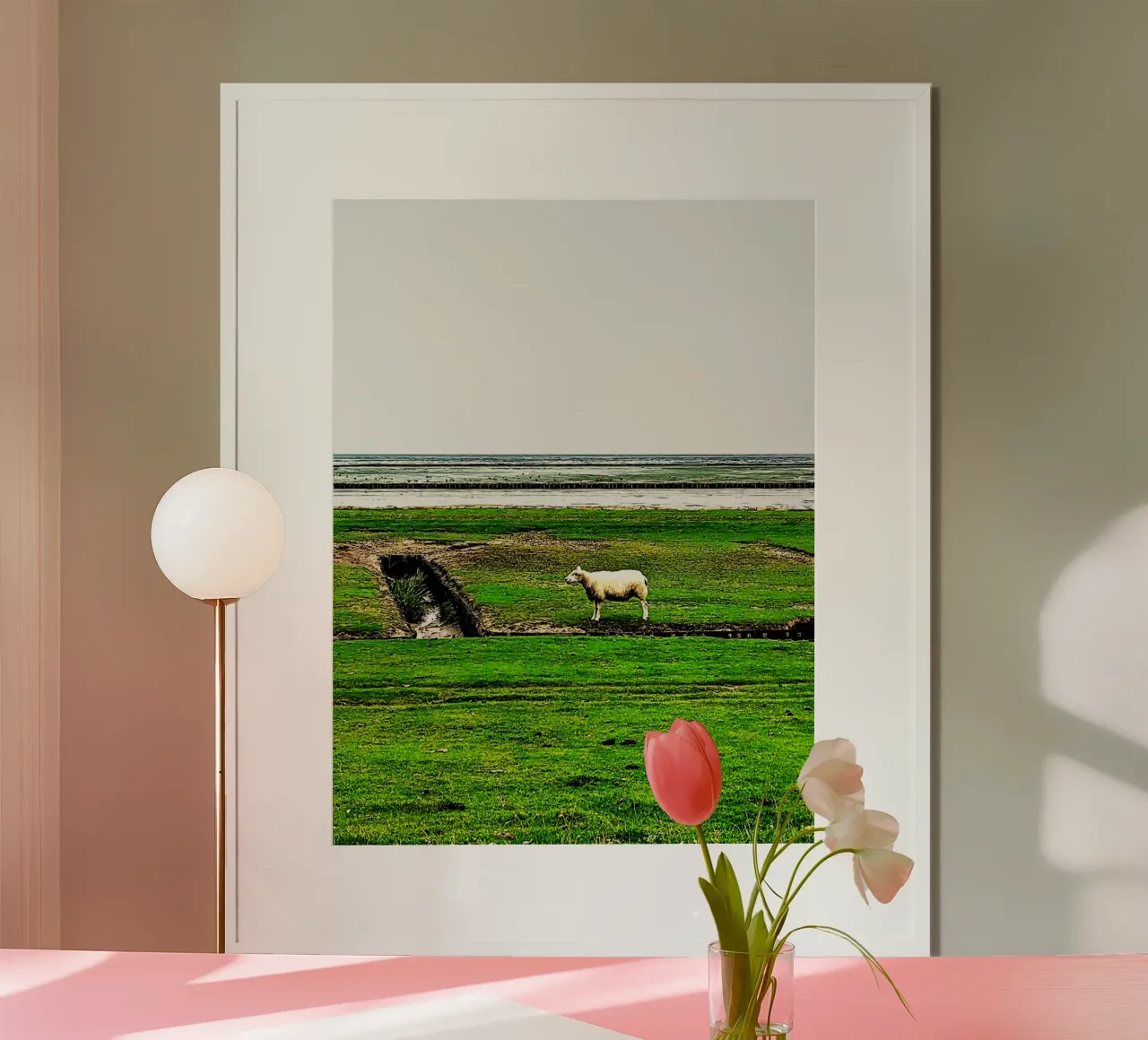 Pecora sulla diga poster da Okular