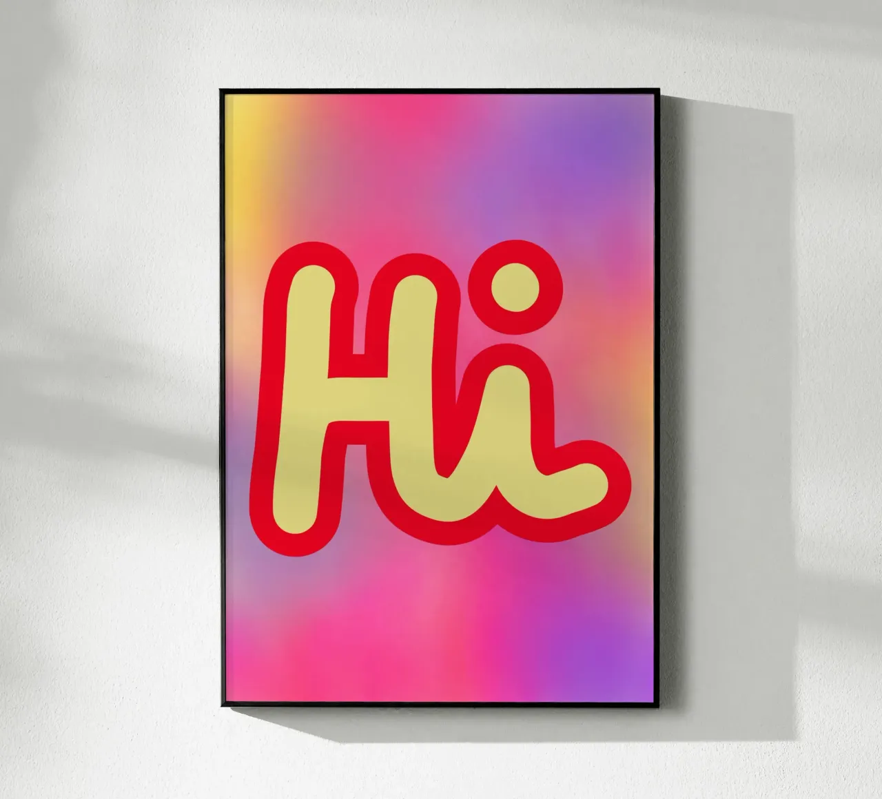 Hi - Gradient plexiglass da BAINAI QUOTES