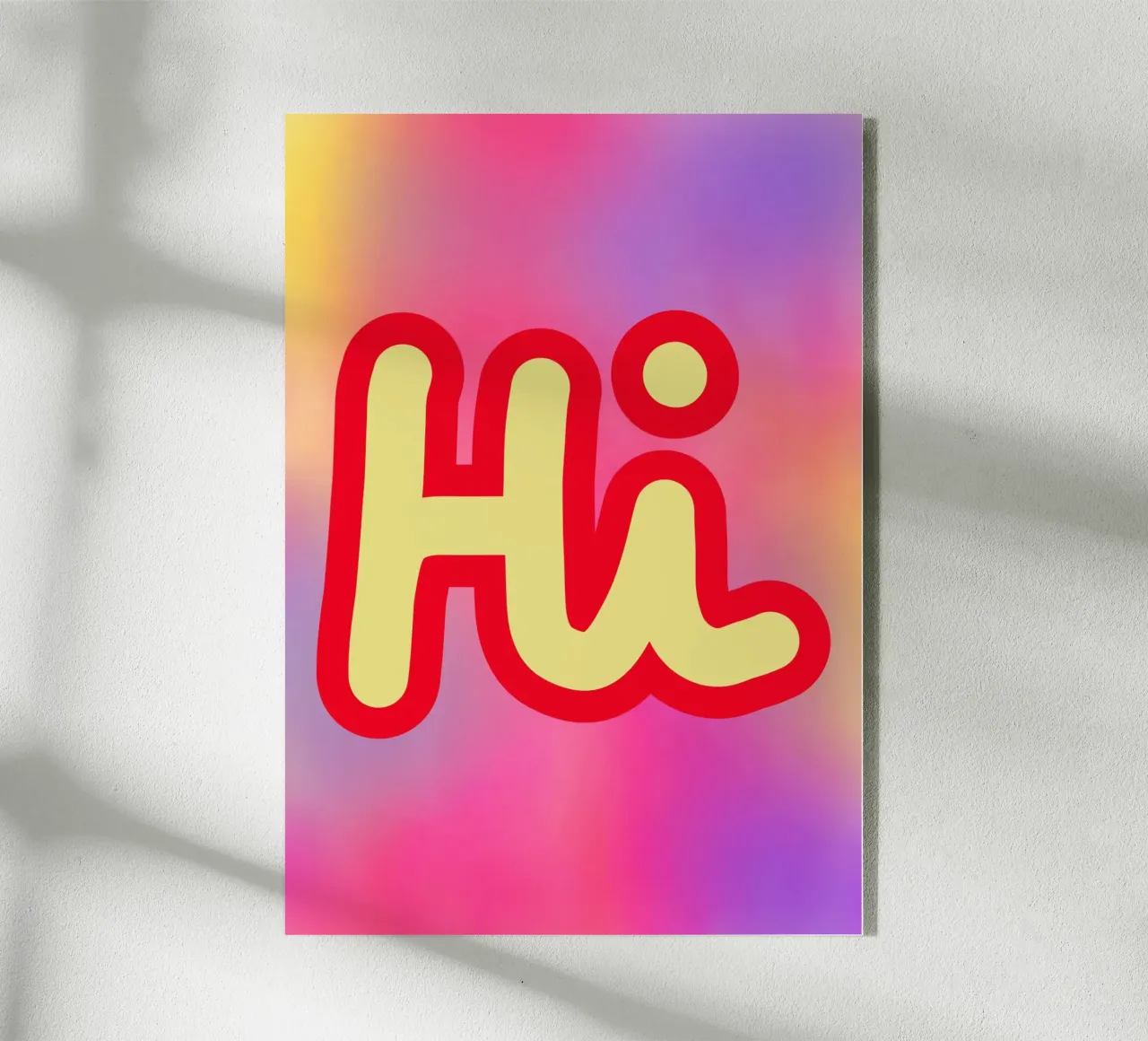 Hi - Gradient plexiglass da BAINAI QUOTES