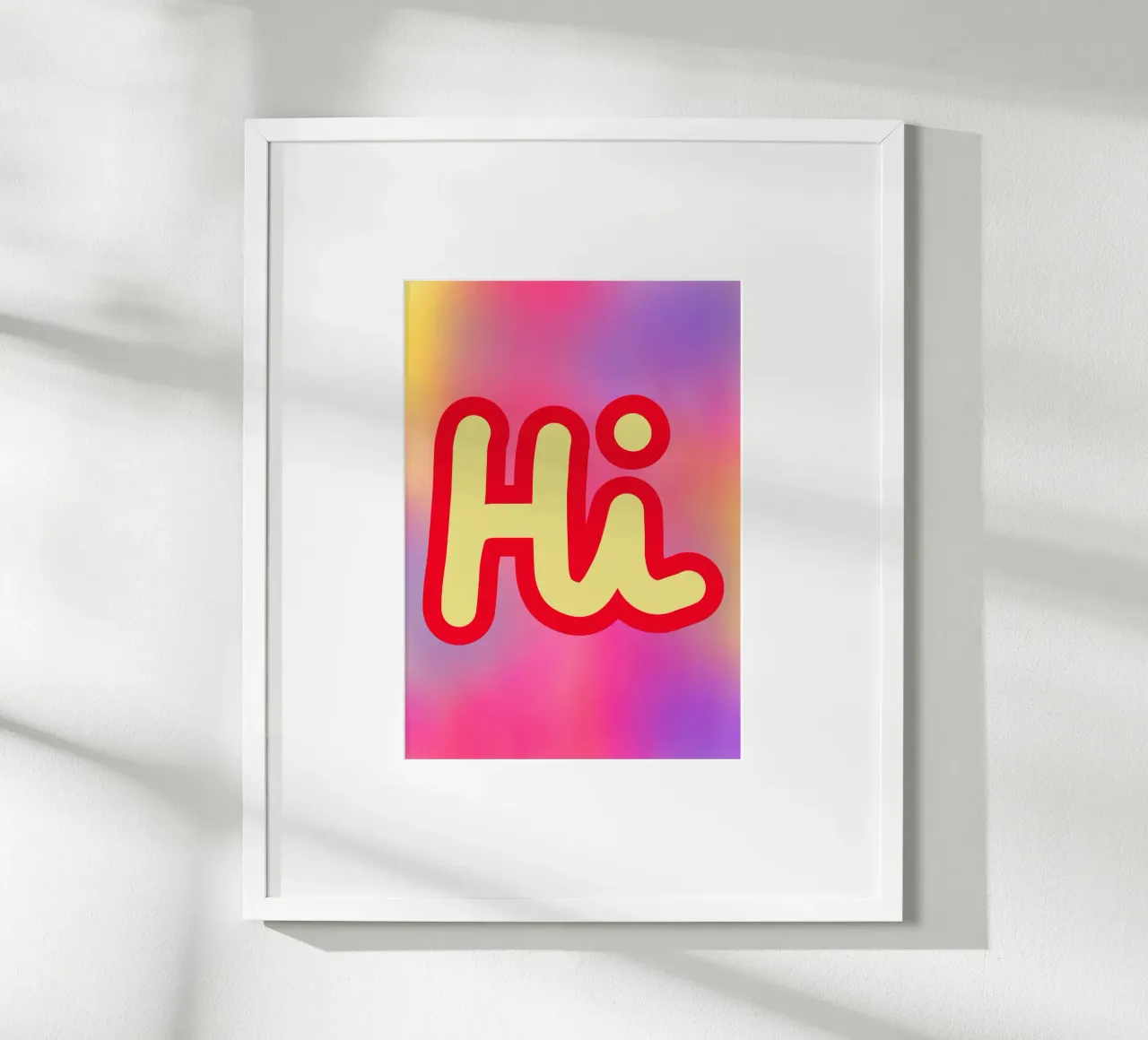 Hi - Gradient poster da BAINAI QUOTES