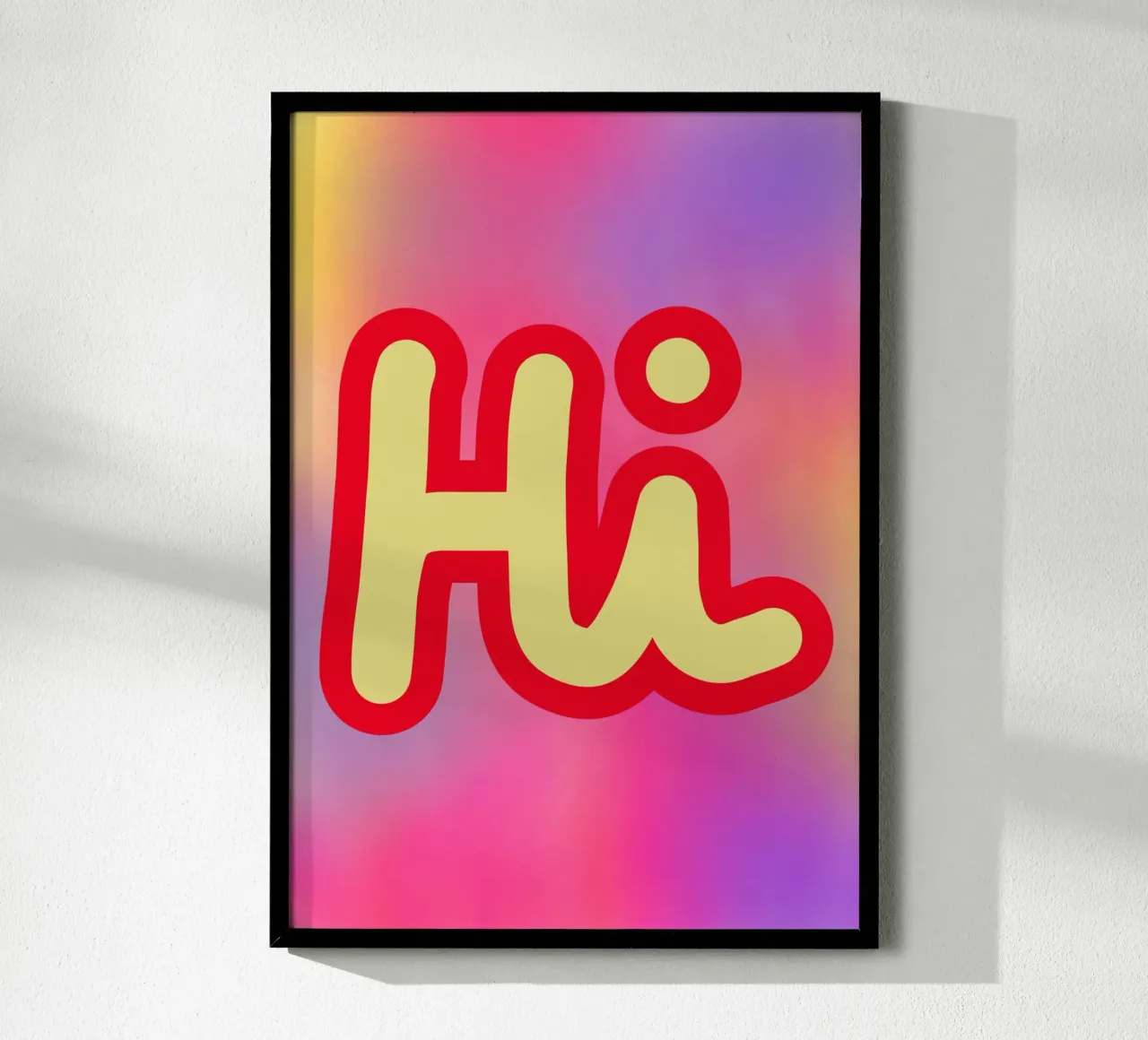 Hi - Gradient poster da BAINAI QUOTES