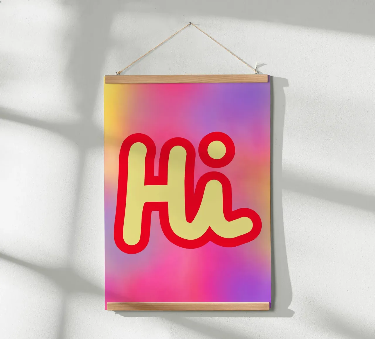 Hi - Gradient poster da BAINAI QUOTES