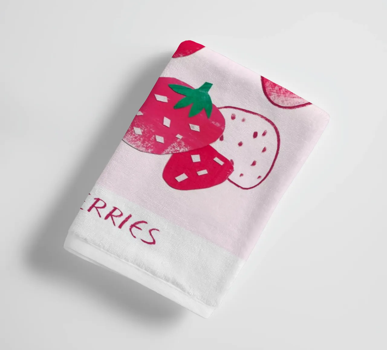 Strawberries asciugamano da bagno da Farina Kuklinski
