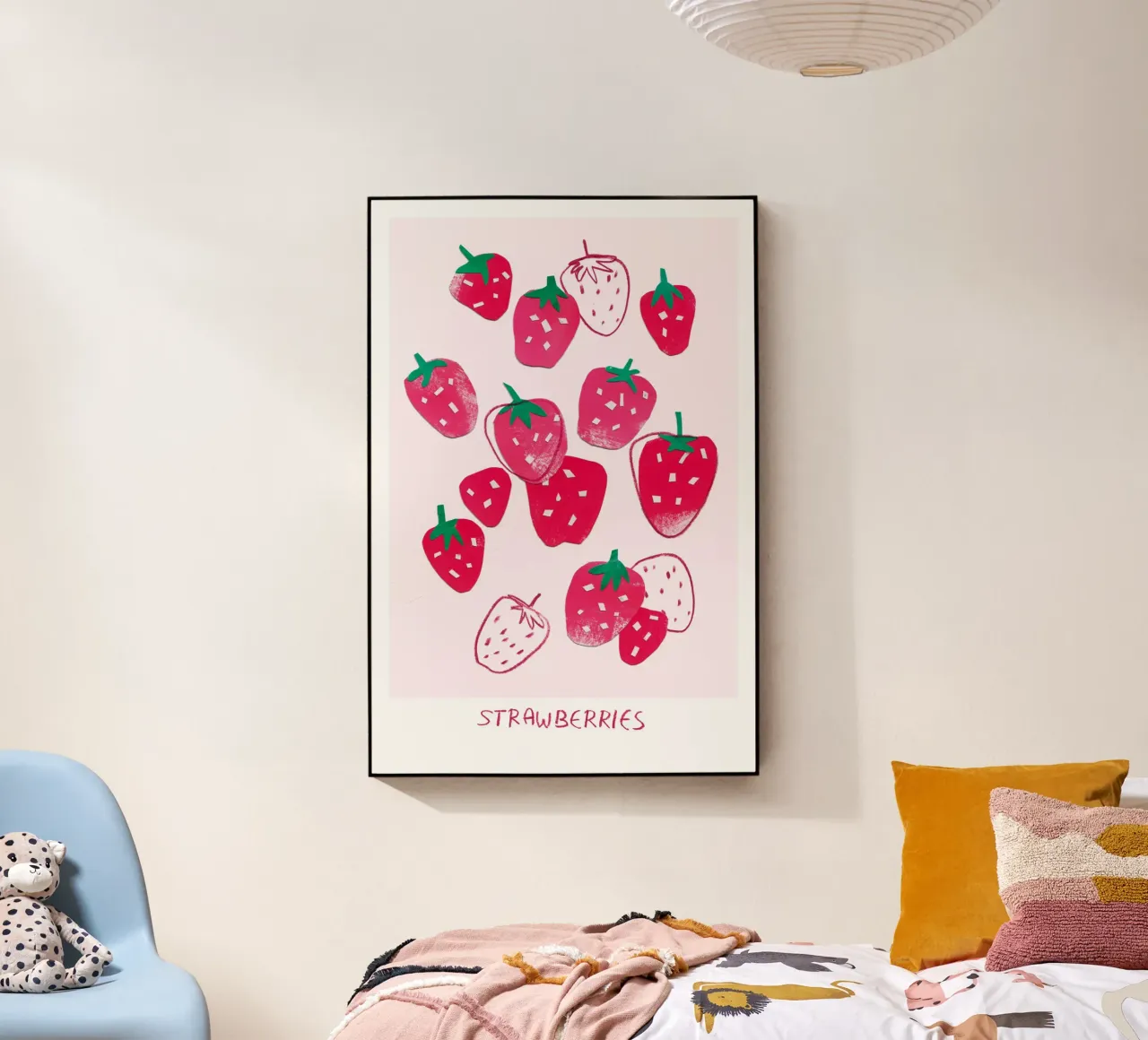 Strawberries plexiglass da Farina Kuklinski