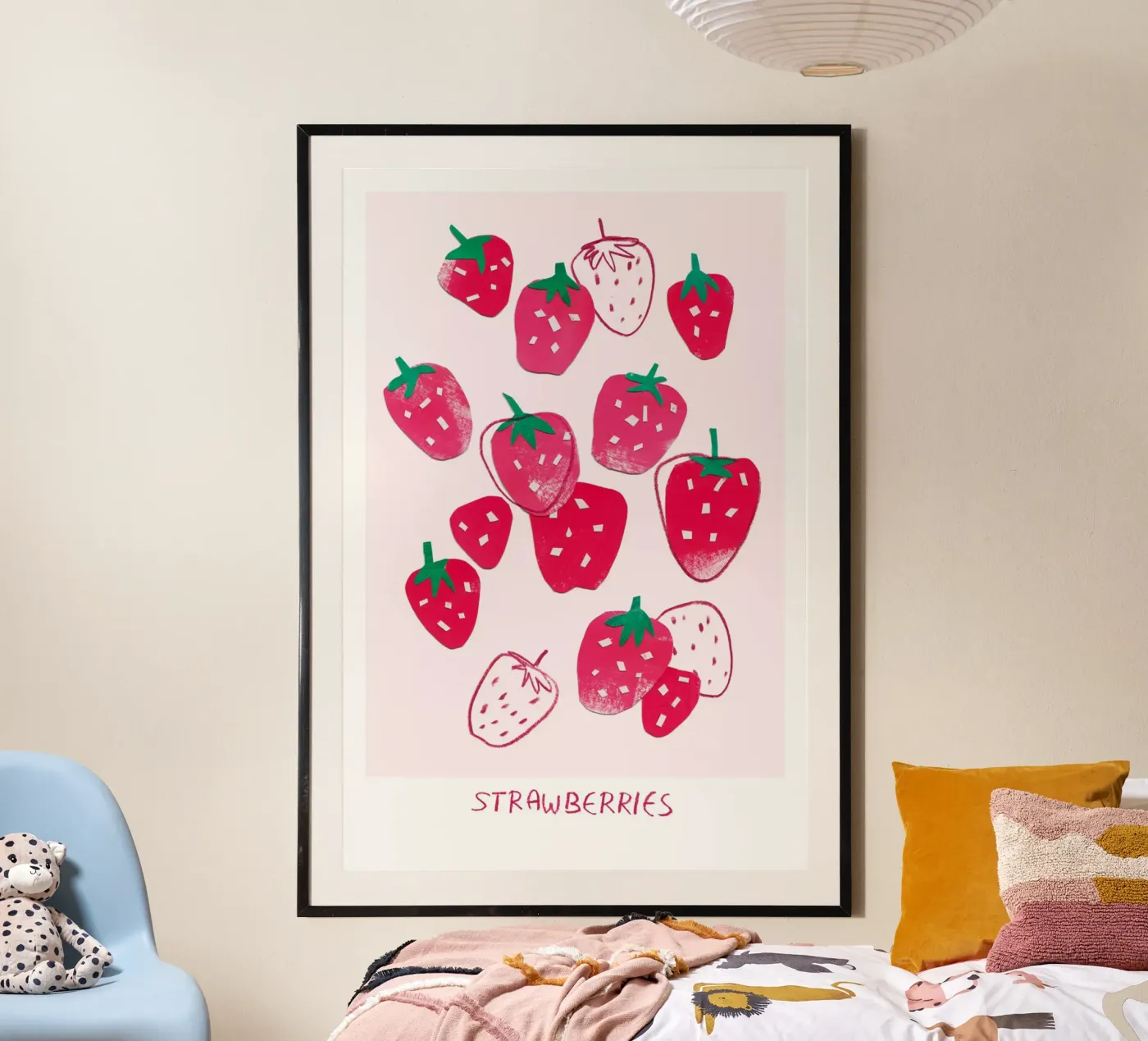 Strawberries Poster von Farina Kuklinski