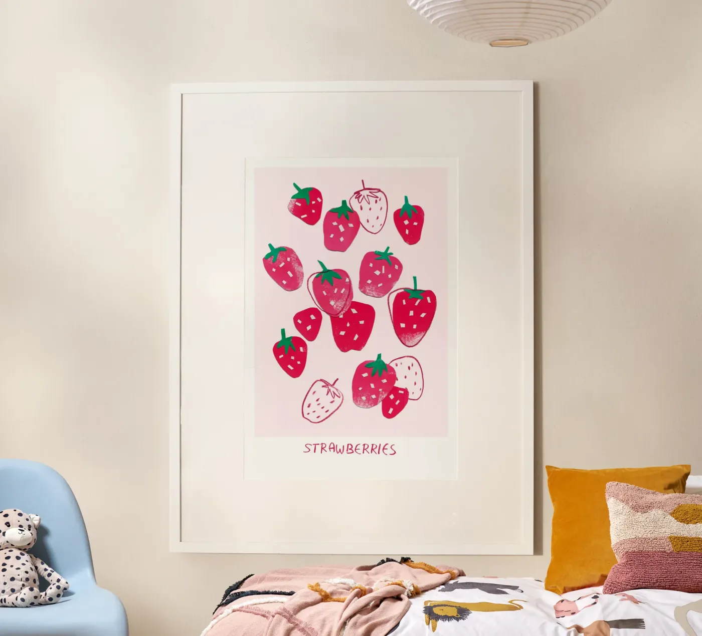 Strawberries Poster von Farina Kuklinski