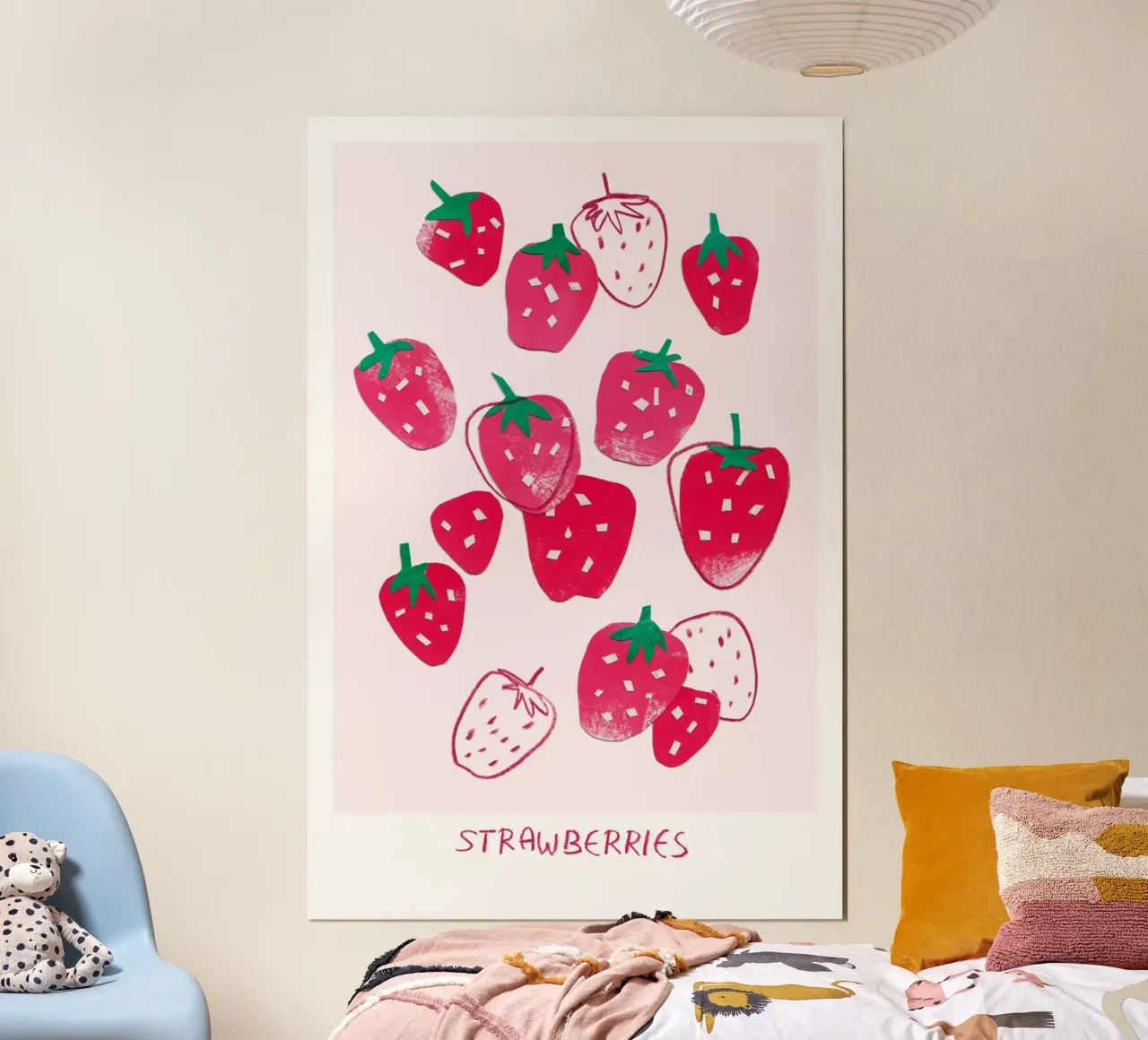 Strawberries poster da Farina Kuklinski