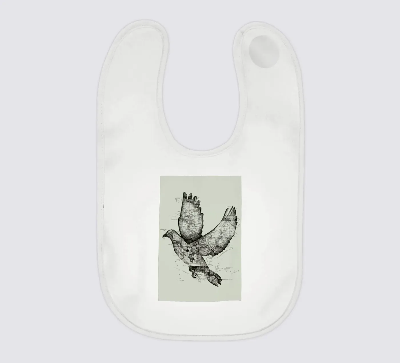 Wanderlust baby slabbetje van Tobe Fonseca