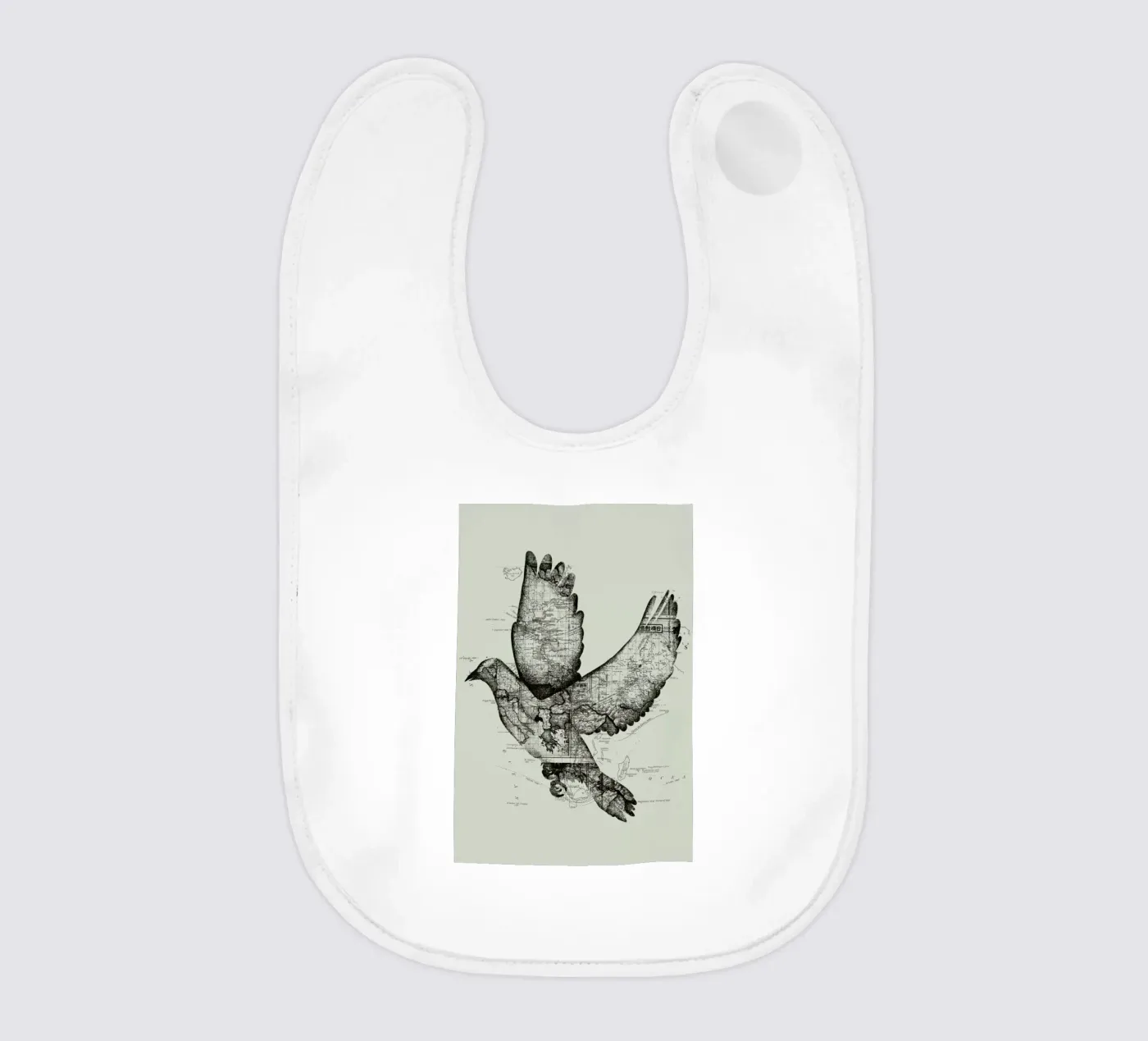 Wanderlust baby slabbetje van Tobe Fonseca