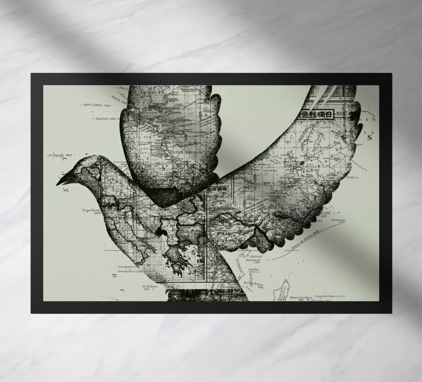 Wanderlust deurmat van Tobe Fonseca