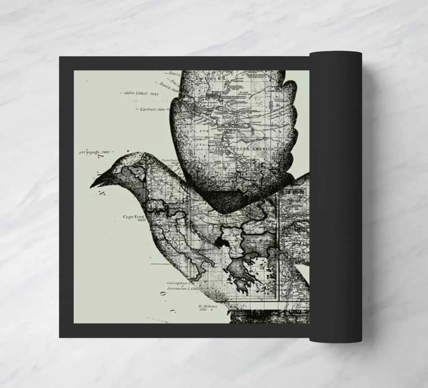 Wanderlust deurmat van Tobe Fonseca